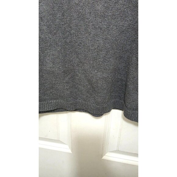 Christine Alexander Gray Turtleneck Sweater Women's S 88% Cotton 10% Nylon 2% Sp - Picture 6 of 6